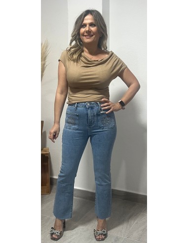 Pantalon trebol vaquero