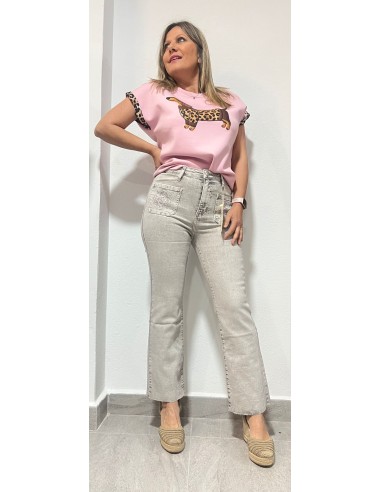 Pantalon trebol gris